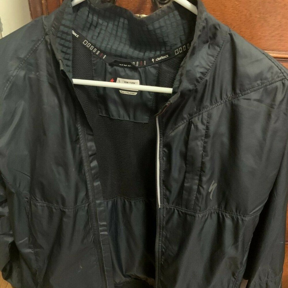SPECIALIZED DEFLECT Cycling Jacket Men L, black/reflective new w/tag